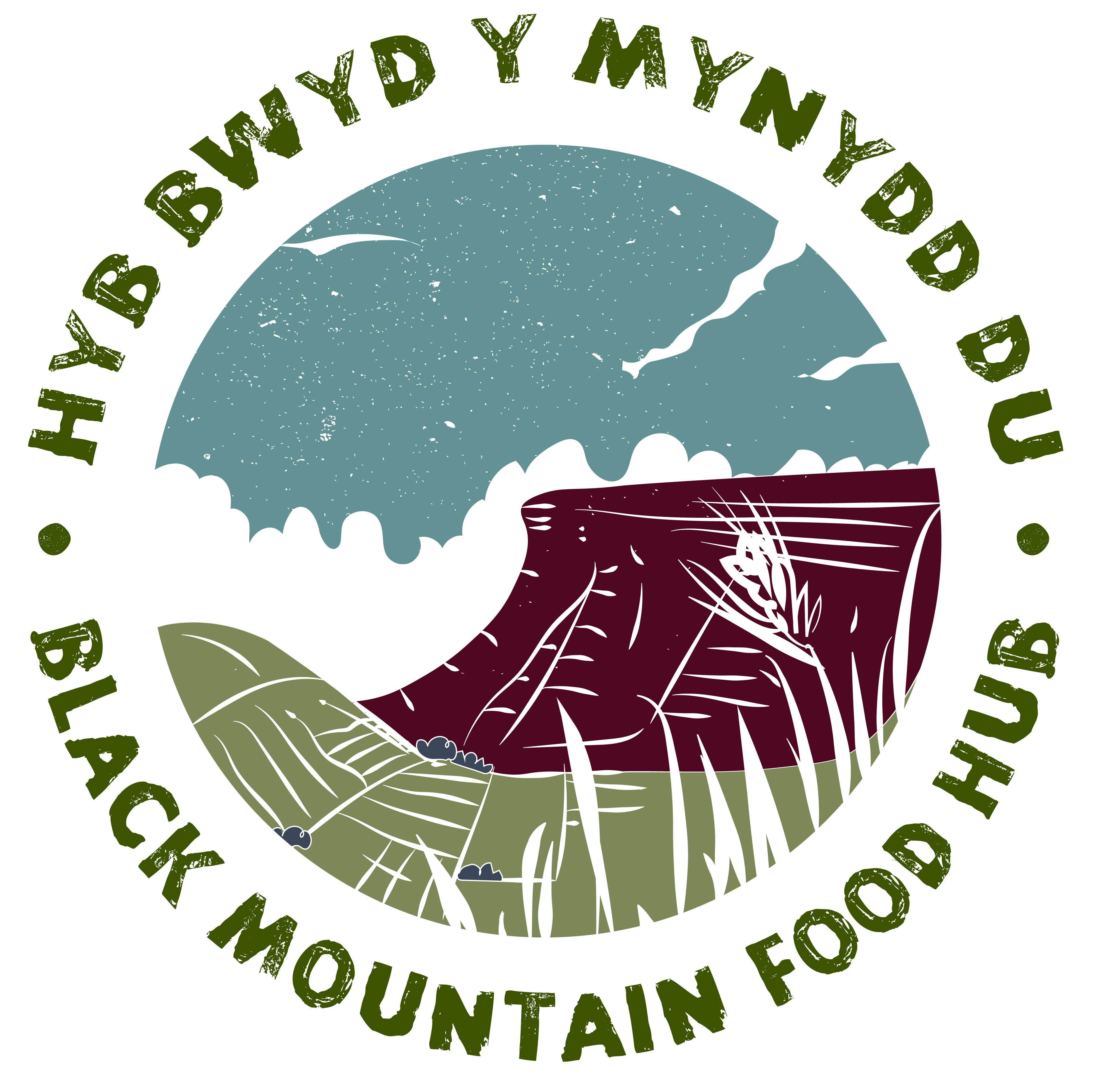 Black Mountain in Circle Logo - Uncategorised Archives Mountain Food Hub