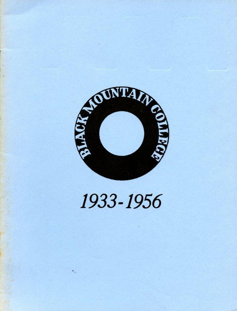 Black Mountain in Circle Logo - Black Mountain College: 1933-1956 | F. A. FOSTER | First Edition ...