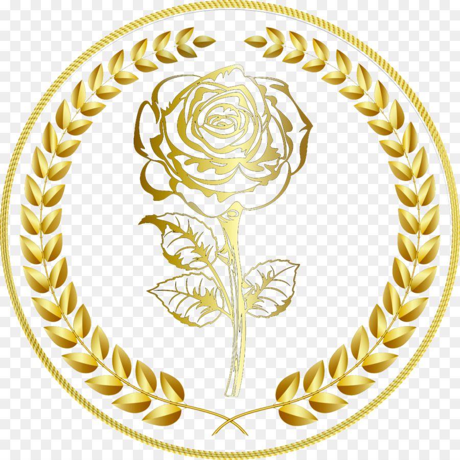 Gold Rose Logo - Gold Rose Euclidean vector - Golden Rose wheat logo png download ...