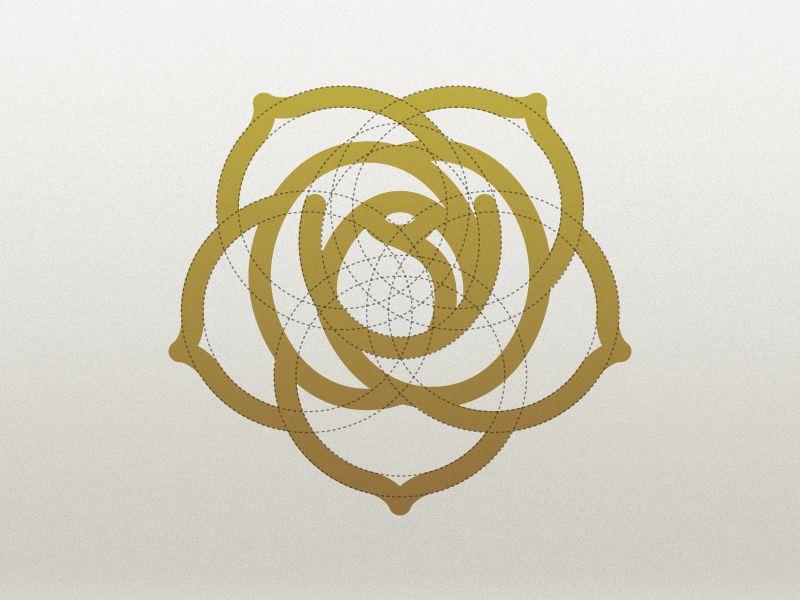Gold Rose Logo - Rose Logo by Ted Casper | Dribbble | Dribbble