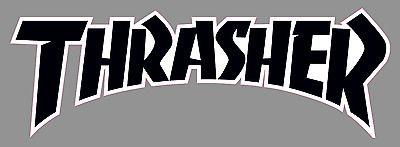 Old Thrasher Logo - THRASHER MAGAZINE SKATE Goat Logo Sticker Decal Mag Skateboarding