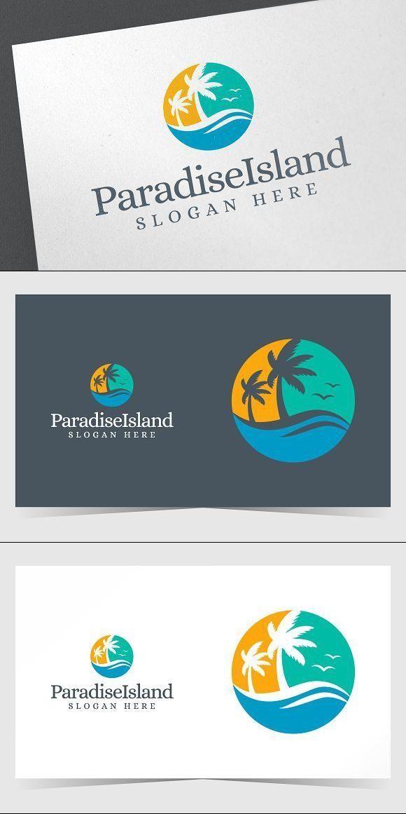 Paradise Island Logo - Paradise Island Logo for $29.00 #logo #LogoDesign #LogoIdeas #logos ...