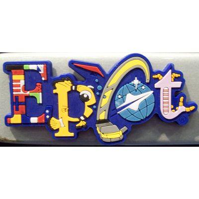 Disney Epcot Logo - Disney Kitchen Magnet Name Logo