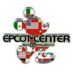 Disney Epcot Logo - Mickey Mouse Compass Epcot Logo Pin Disney World. Disney