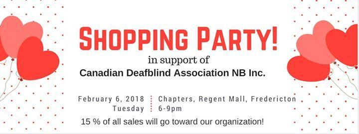 CDBA NB Logo - Shopping Party in Support of CDBA at Chapters Fredericton, Fredericton