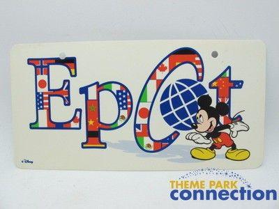 Disney Epcot Logo - Disney EPCOT Logo Country Flags Mickey Mouse Theme Park Retired
