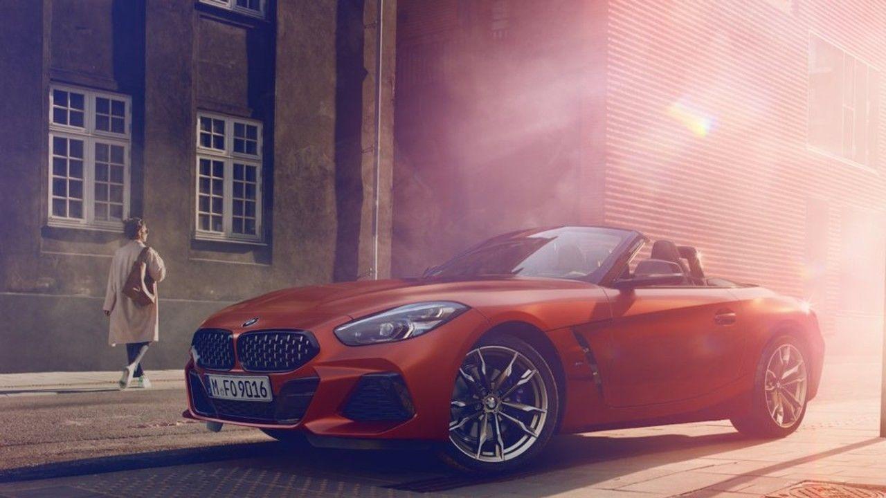 Orange M Car Logo - BMW makes a splash in Frozen Orange with Z4 sports car debut | Style ...