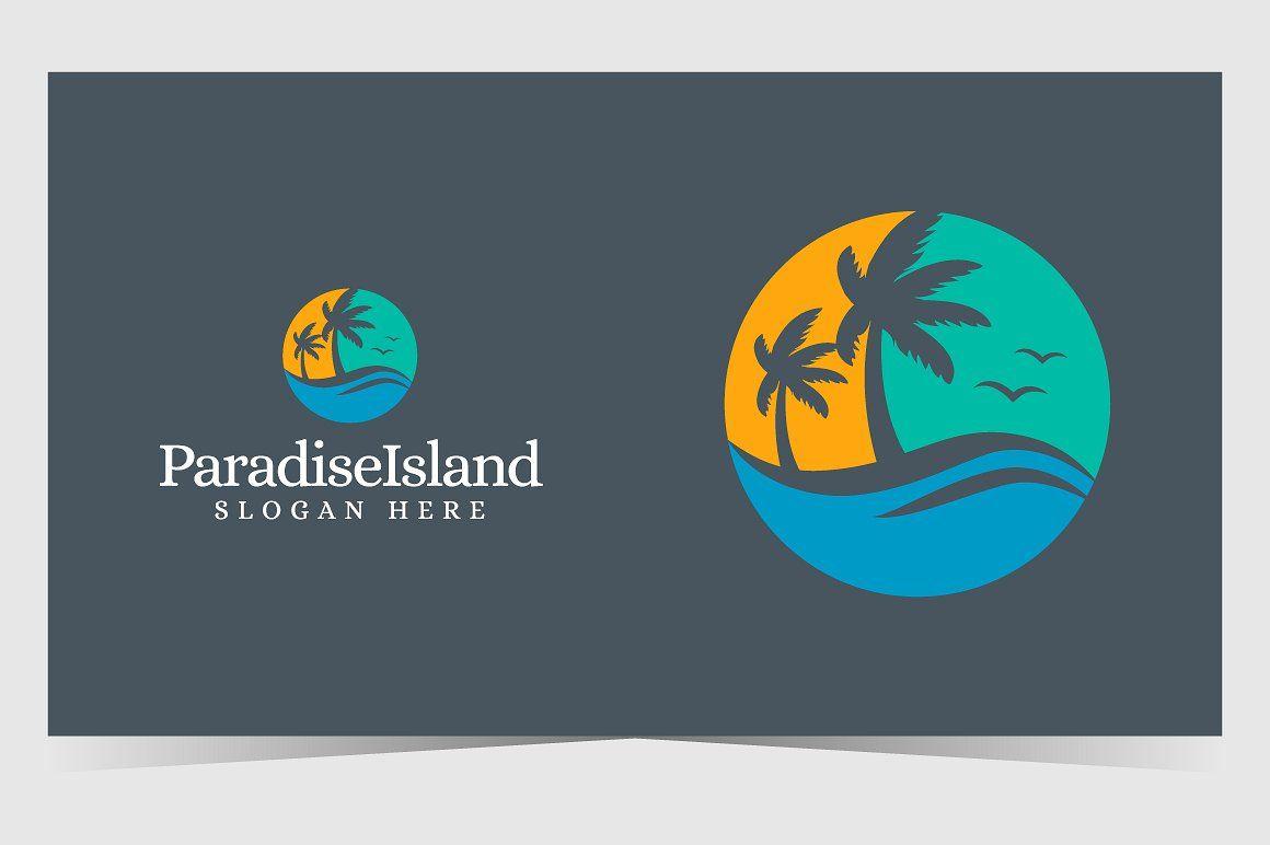 Logo islands. Логотип остров. Райский логотип. Paradise логотип. Paradise Island 2010 лого.