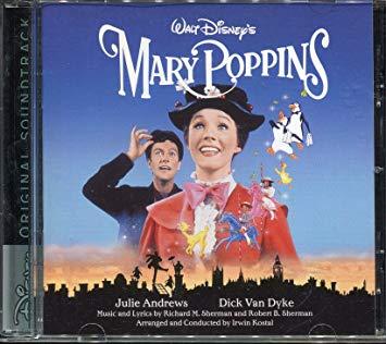 Disney Mary Poppins Logo - Julie Andrews, Dick Van Dyke Poppins: Walt Disney Soundtrack