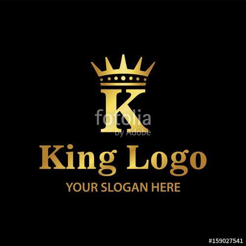 Black and Gold Crown Logo - King Crown Logo Gold Black Background