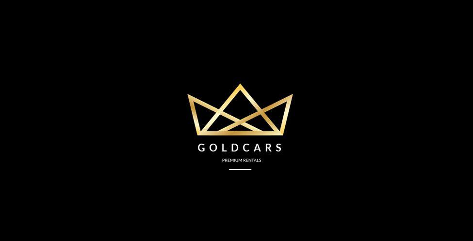 Black and Gold Crown Logo - We are X!TE. Premium Car Rental Brand & Identity