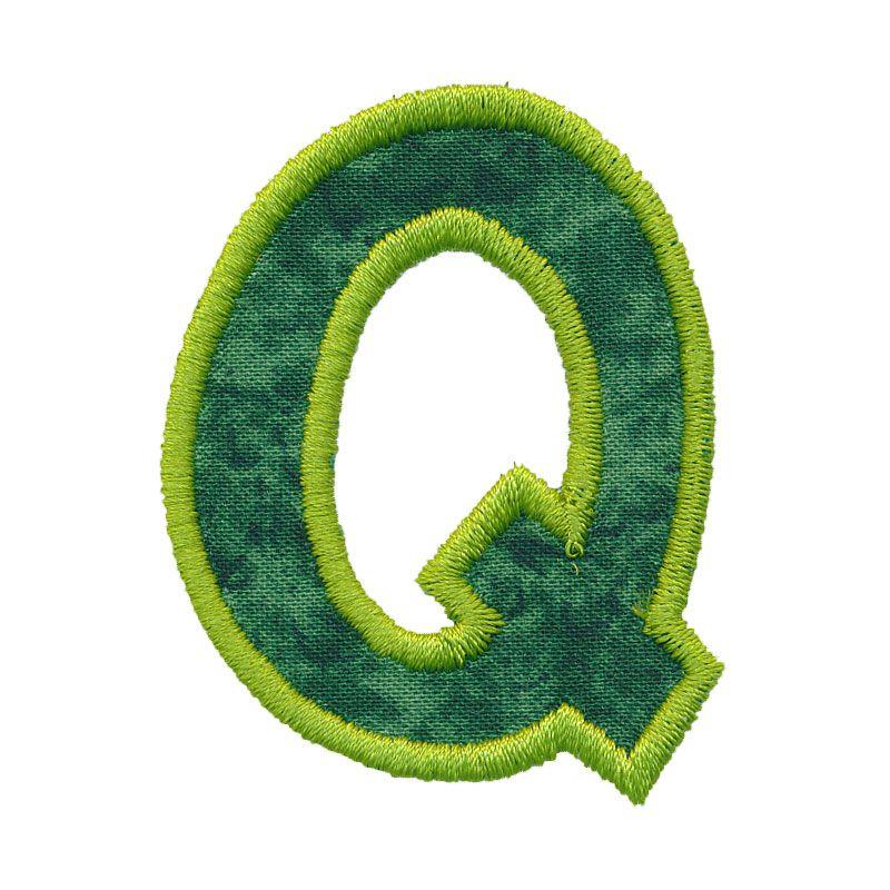 Cutie Q Logo - Cutie AppliquÃ© Alphabet Q