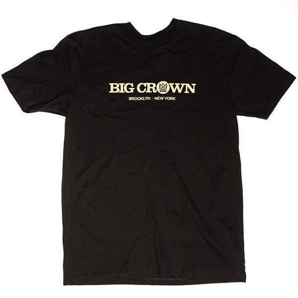 Black and Gold Crown Logo - Big Crown Logo Shirt (Black/Gold)