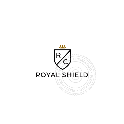 Black and Gold Crown Logo - Gold Crown With Shield