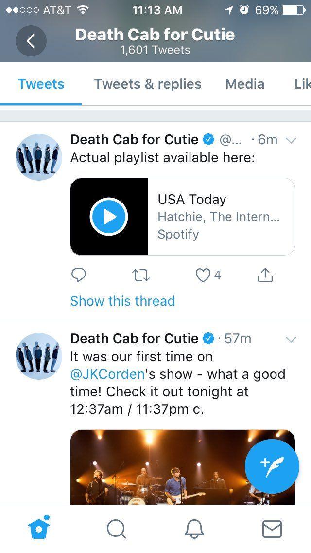 Cutie Q Logo - Death Cab for Cutie on Twitter: 
