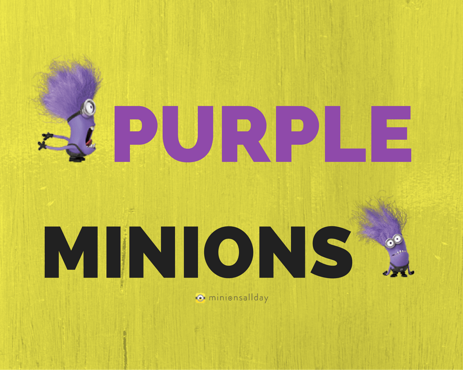 Purple Minion Logo - Purple Minions: Introduction, Purple, Names, Facts and more