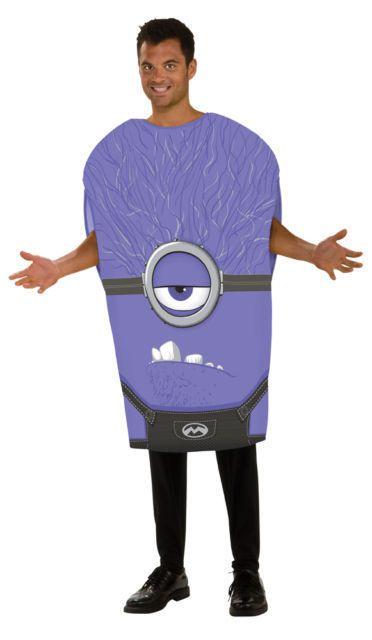 Purple Minion Logo - Adult Mens Despicable Me Evil Purple Minion Costume Size Large 44 | eBay