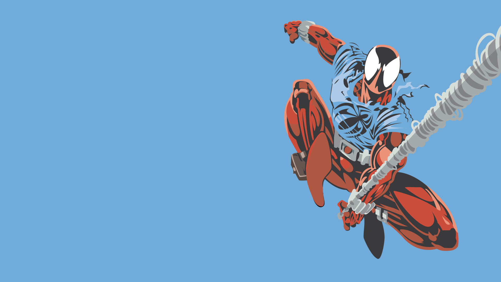 Scarlet Spider Logo - Got Some Love From My Other Spider Man Wallpaper, And Was Requested