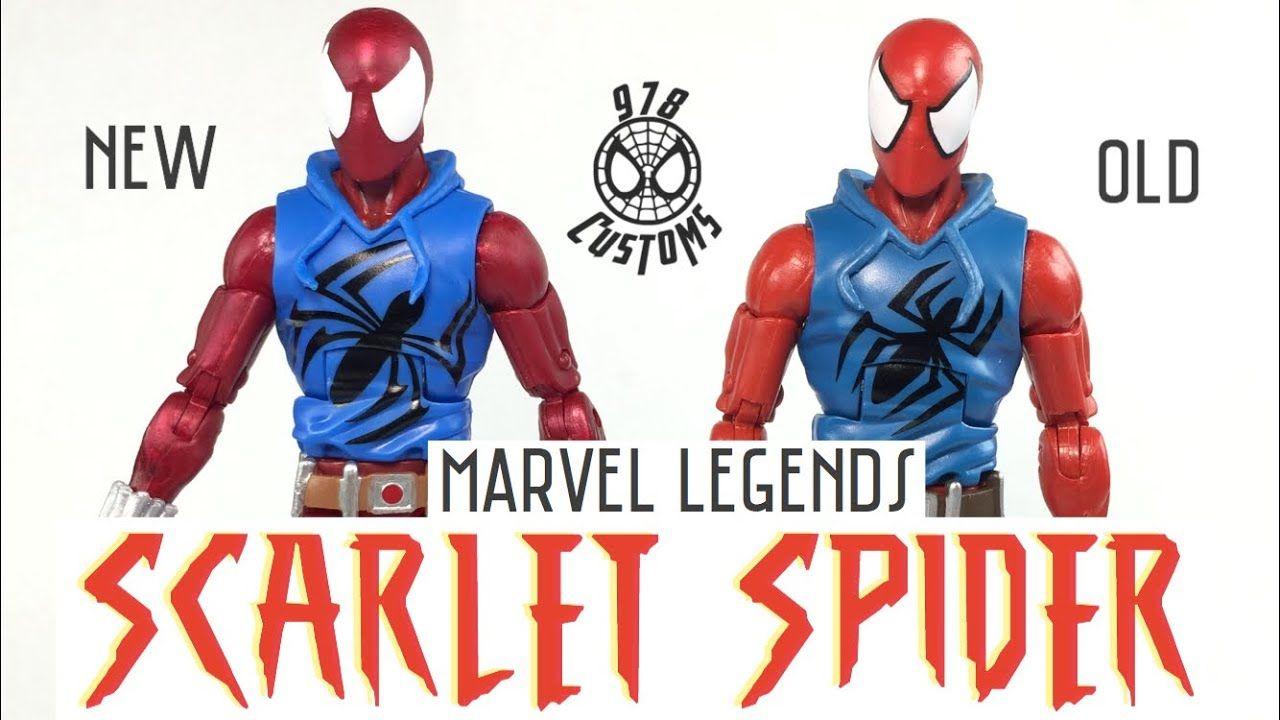 Scarlet Spider Logo - Scarlet Spider Marvel Legends Vintage Wave Spider Man 6” Action