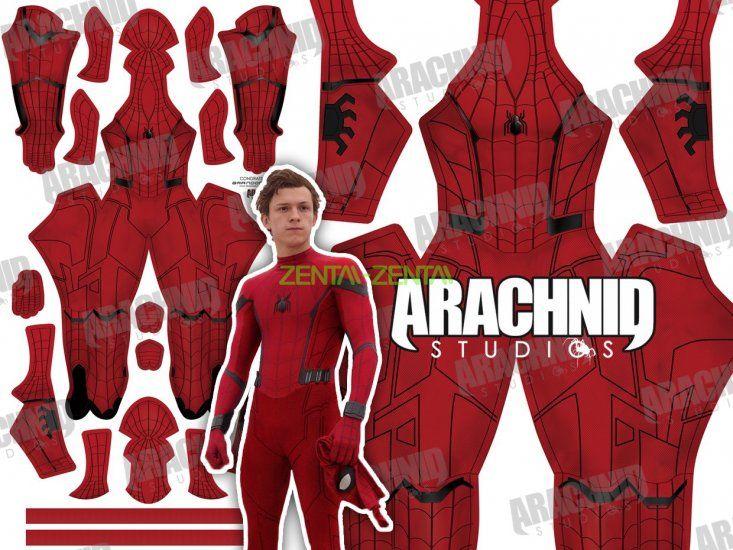Scarlet Spider Logo - HOMECOMING SCARLET SPIDER MAN Dye Sub Superhero Costume