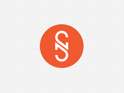 SN in Red Circle Logo - SN Monogram by J A S O N