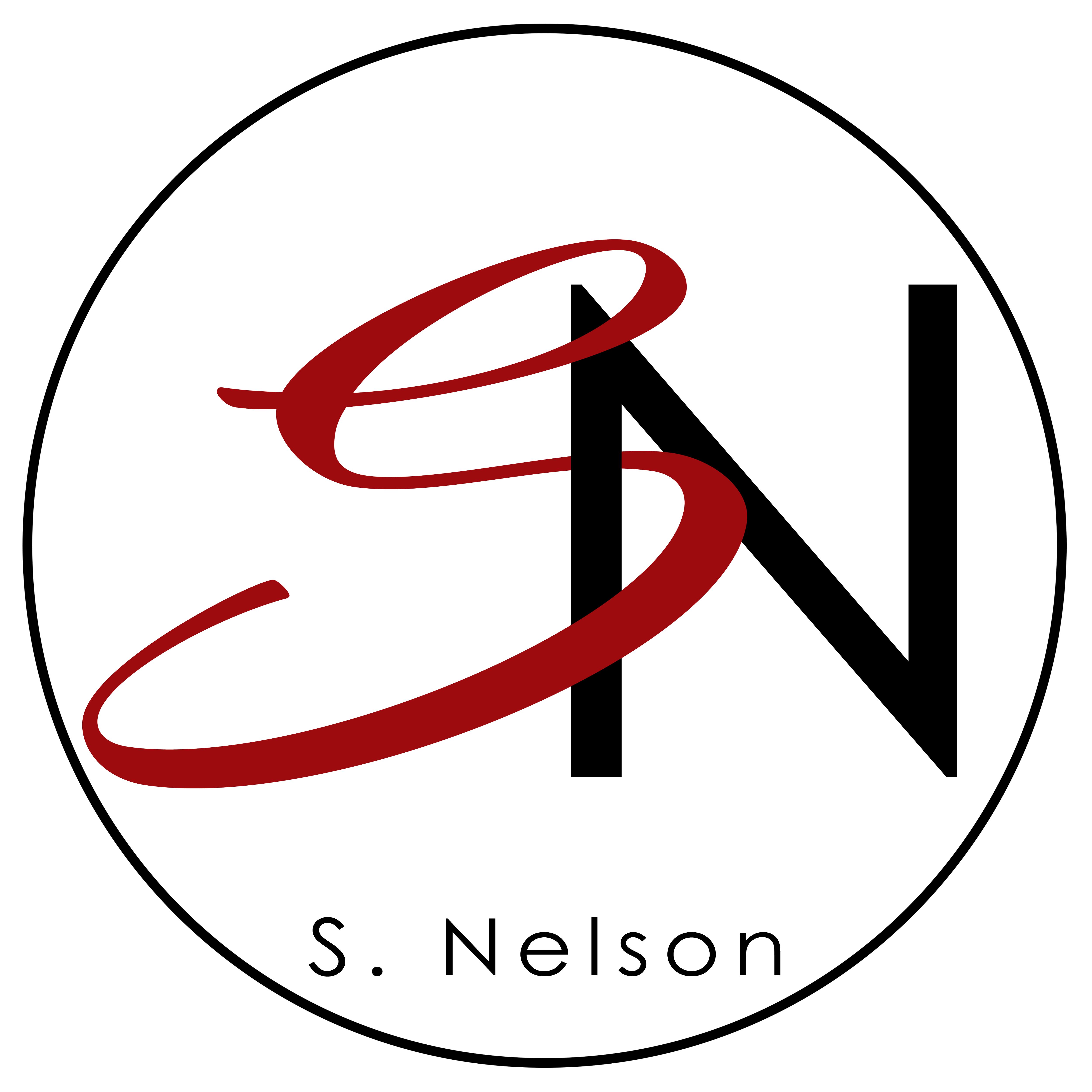 SN in Red Circle Logo - Sn Logos