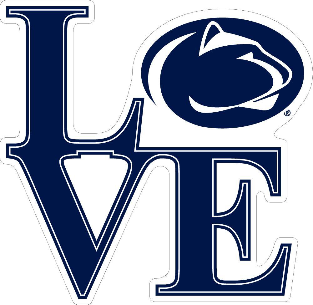 Penn State Logo - Penn State LOVE Logo Magnet