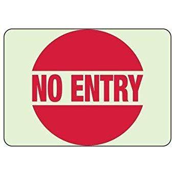 SN in Red Circle Logo - SN-7Hx10W-GBA-TED-NO ENTRY7