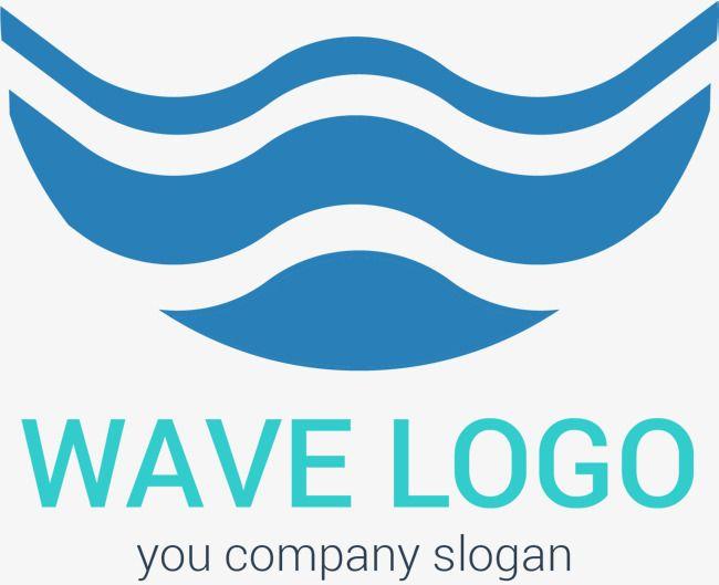 Wavy Blue Lines Logo - Blue Sea Wavy Lines, Blue Vector, Sea Vector, Logo Logo Design PNG