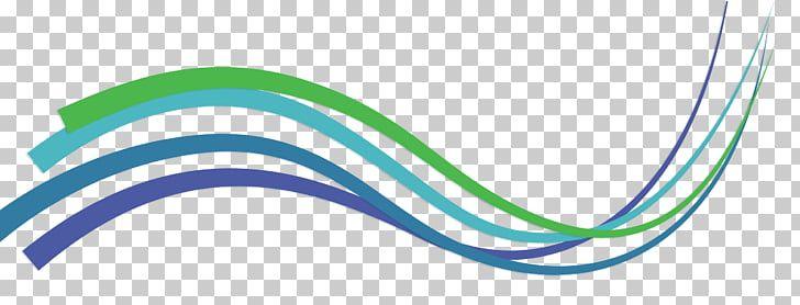 Wavy Blue Lines Logo - Green Line Gradient, The green line gradient wavy lines, green and ...