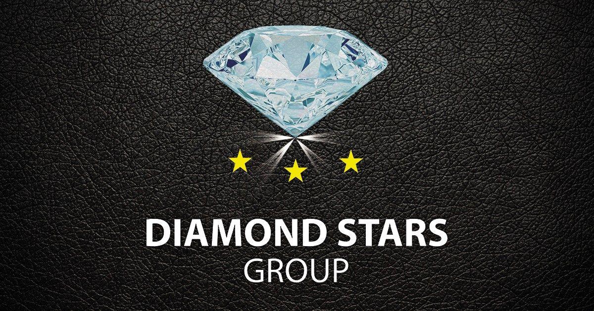 Diamond Stars Logo - Logo Su Pelle