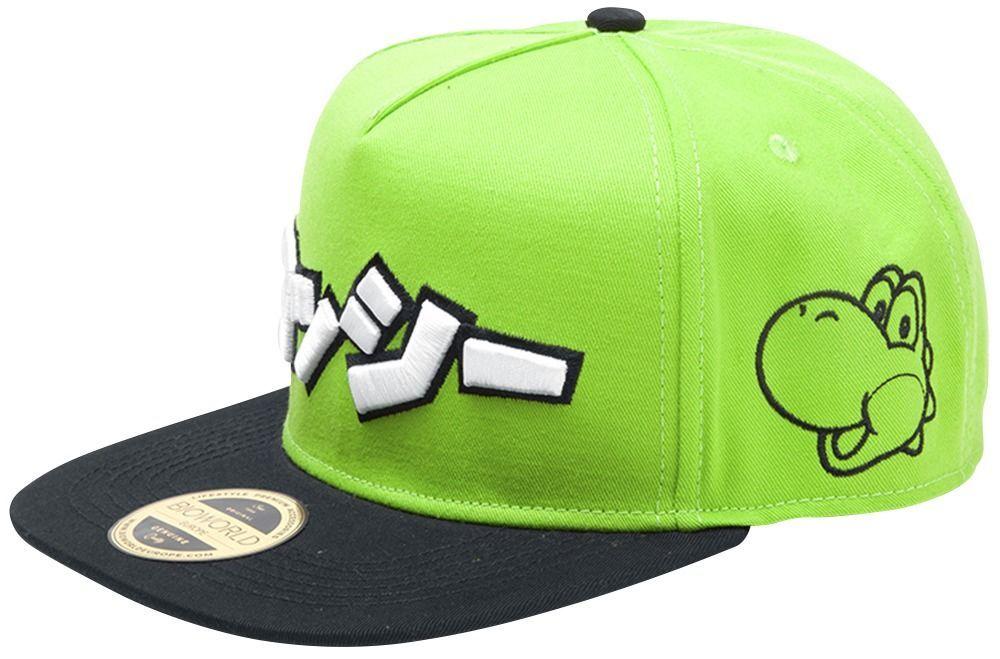 Green Japanese Logo - Yoshi - Japanese Logo | Super Mario Cap | EMP