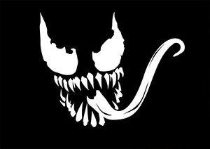 Venom Logo - STICKER AUTOCOLLANT POSTER A4 COMICS MARVEL VENOM.LOGO TETE VENOM ...