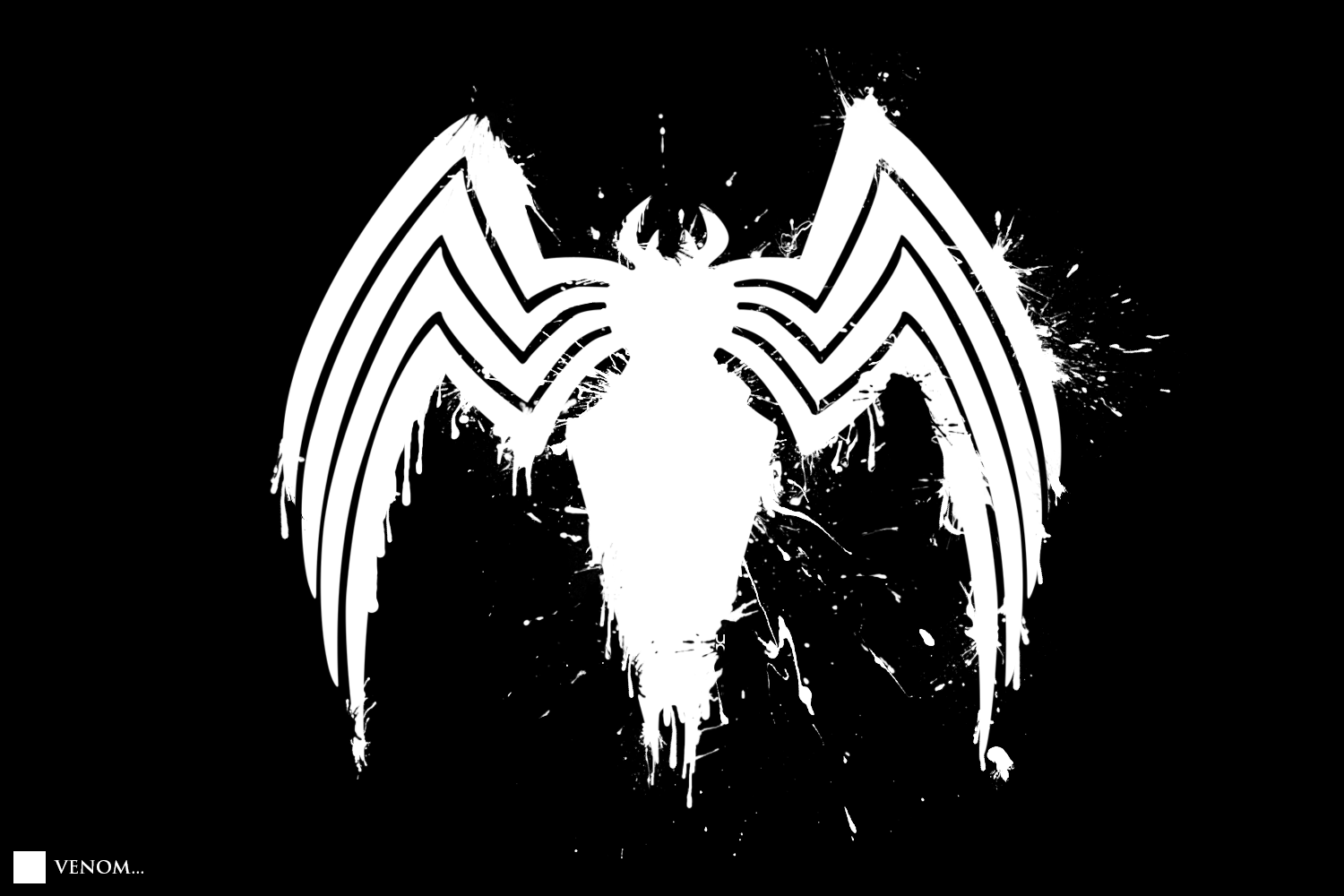 Venom Logo Outline