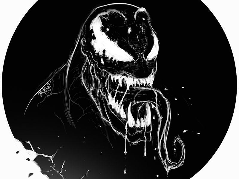 Venom Logo - Venom logo by Vlad | Dribbble | Dribbble