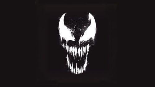 Venom Logo - Venom Marvel Artistic Logo with Dark Background. Workout