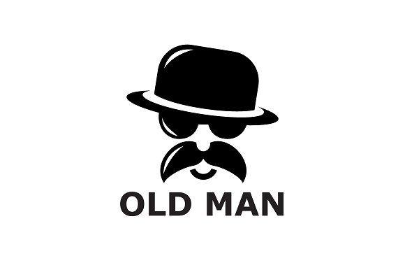 Man Logo - Old Man Logo Template Logo Templates Creative Market