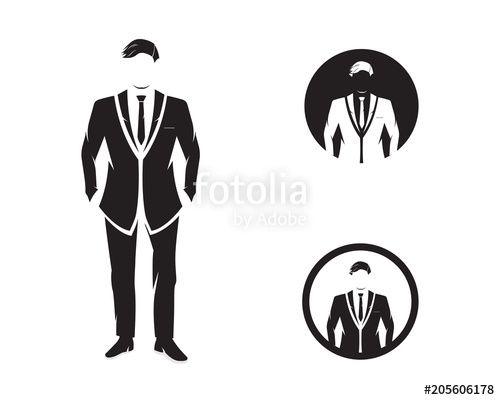 Man Logo - Toxedo Man Logo Vector Stock Image And Royalty Free Vector Files