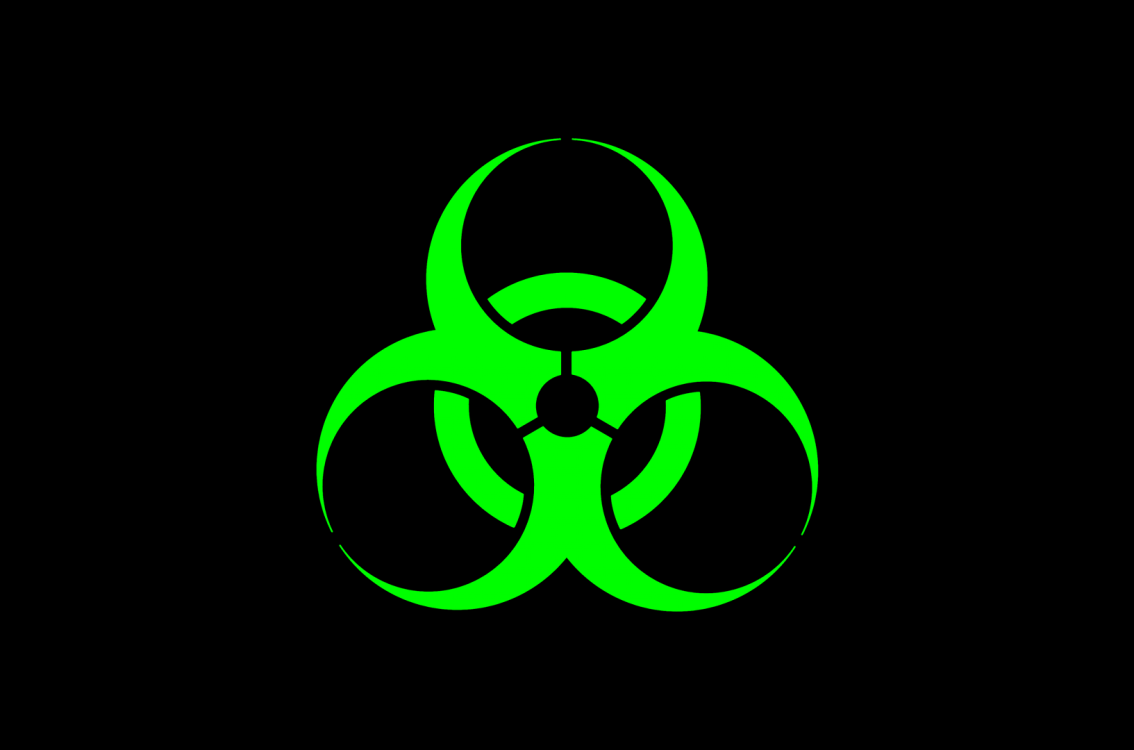 Cool Green Logo - Cool Black And Electric Green Biohazard Symbol Wallpaper | PaperPull