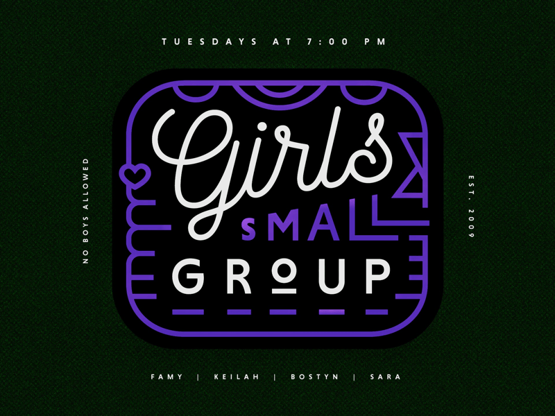 Small Group Logo - Girls Small Group Logo by Joey Ellis | Dribbble | Dribbble