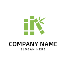 Green Rectangle Company Logo - Free Bamboo Logo Designs. DesignEvo Logo Maker