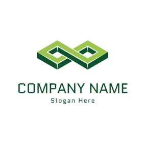 Green Rectangle Company Logo - Free Geometric Logo Designs. DesignEvo Logo Maker