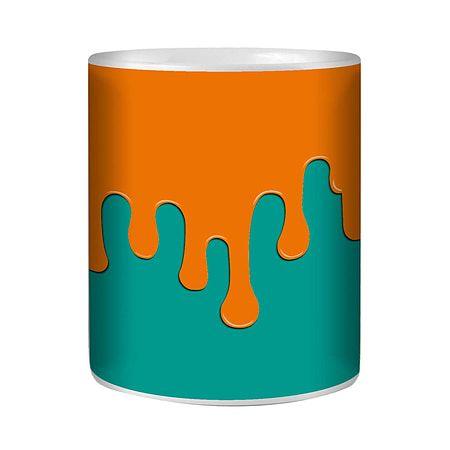 Green and Orange Game Logo - Buy STUFF4 Tea/Coffee Mug/Cup 350ml/Orange/Green/Paint Can Spill ...