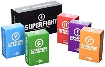 Green and Orange Game Logo - Card boy SUPERFIGHT: The Card Game Core Card Deck + 5 expansion