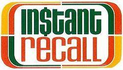 Green and Orange Game Logo - Instant Recall