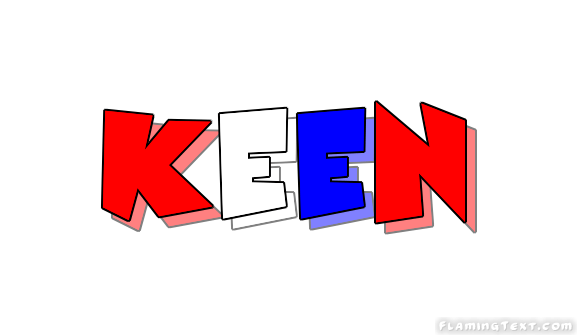 Keen Logo - United States of America Logo | Free Logo Design Tool from Flaming Text