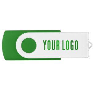 Green Rectangle Company Logo - Company Logo USB Flash Drives & Thumb Drives | Zazzle.co.uk
