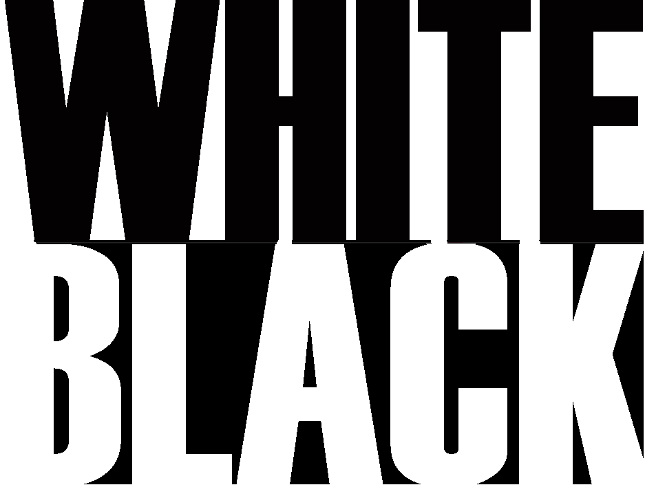 Black and White Team Logo - No shades of grey here