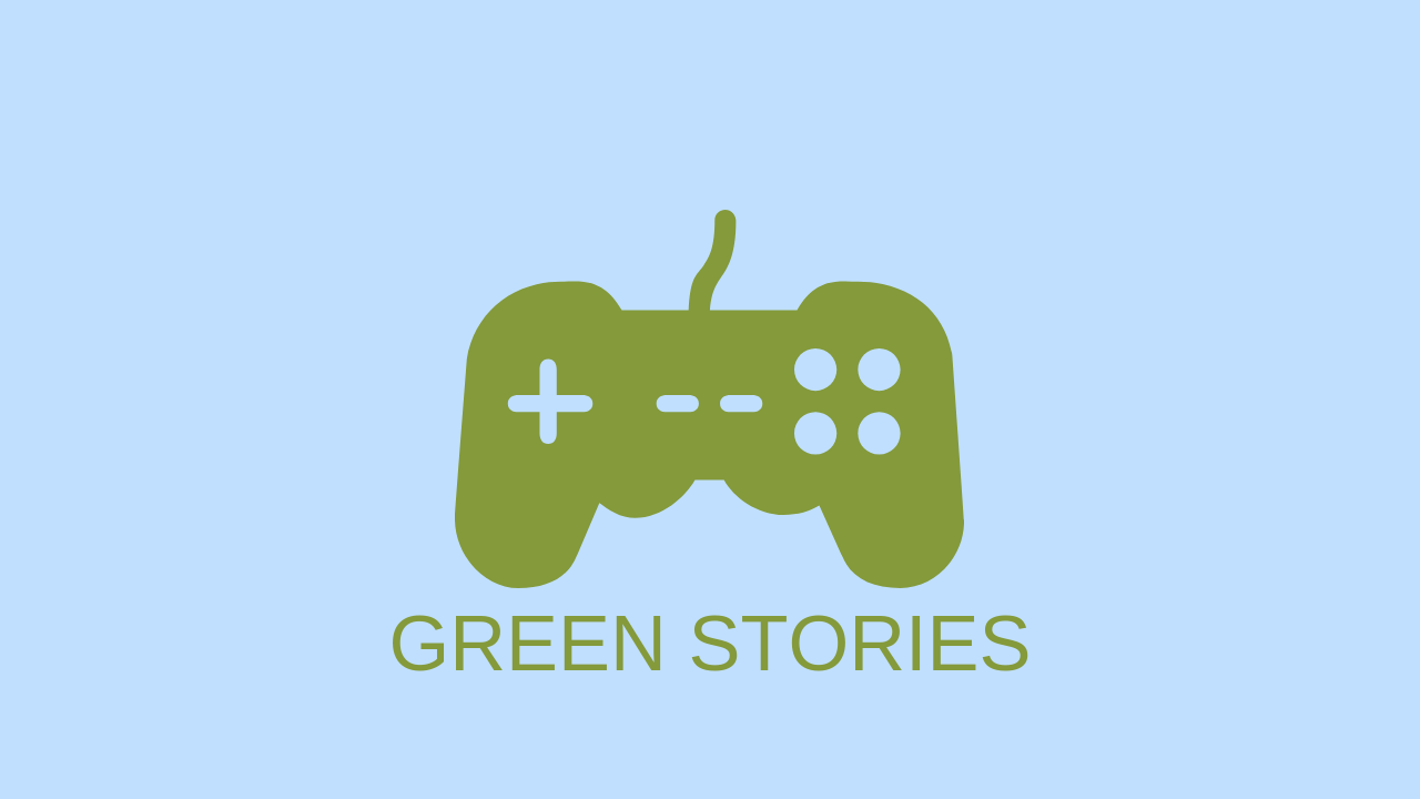 Green and Orange Game Logo - Interactive Fiction