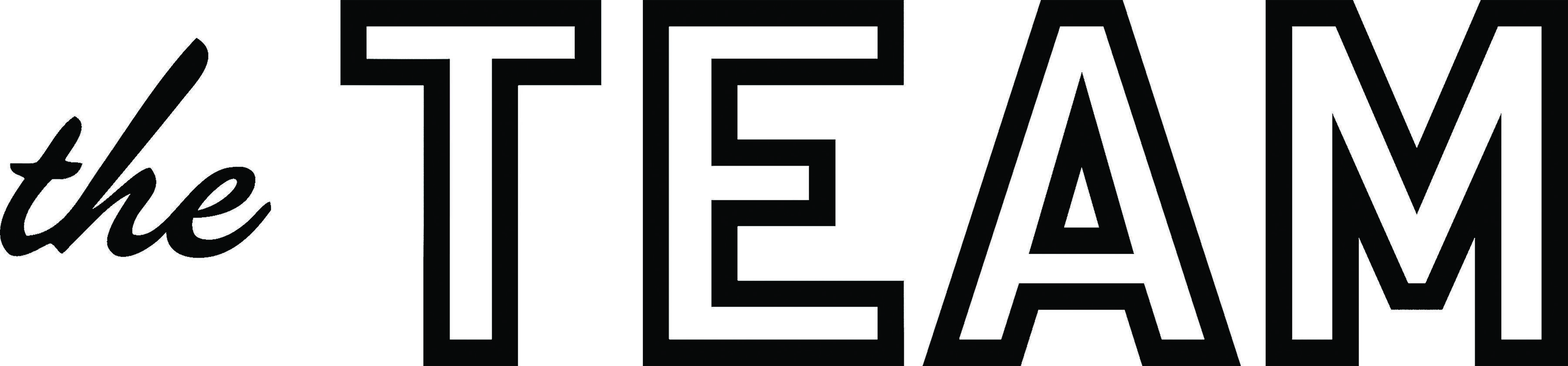 Black and White Team Logo - the TEAM. American Theatre Wing